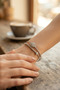 Silver Color Zircon Stone Women's Bracelet - Ebj260905W46582 - 2