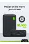 10000 mAh Singi Power Bank – High-Capacity Portable Charger for Smartphones, Tablets, and More | Charge Multiple Devices Simultaneously | Compact, Convenient, and Travel-Friendly - Black