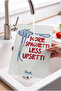 More Spaghetti Less Upsetti Tempered Glass Cutting Board 25X35 cm - 2