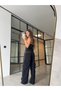 Tencel Cargo Pants with Zipper Detail - 2