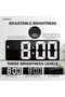 Electronic Clock,Digital Alarm Clock,LED Bedside Alarm Clocks,Touch Snooze,7 Brightness Adjust - 5
