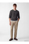 Vizyon New Season Gray Regular Fit Men's Knitwear Sweater - 2