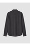 Ozmarka New Season Anthracite Slim Fit Textured Men's Shirt - 6