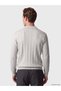 Gray Polo Collar Soft Touch Men's Knitwear Sweater - 4