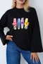 Colorful Flowers Printed Oversize Body Suit Suitable for Hijab - 2