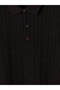 Vizyon New Season Brown Polo Collar Soft Touch Men's Knitwear T-Shirt - 7