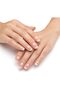 Press-On Nails, Blush French Style, Square Shape, 10 Pieces