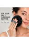 Trio Clean Sponge Makeup Remover Pad black Cotton Reusable, Soft Texture - 3