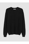 Vizyon New Season Black Crew Neck Men's Knitwear Sweater - 5
