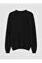 Vizyon New Season Black Crew Neck Men's Knitwear Sweater - 6