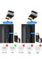 محول HDMI بزاوية 90 و270 درجة مطلي بالذهب، يدعم 8K@60Hz و4K@120Hz، عبوة من 4 قطع - 4