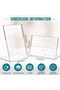 Acrylic Photo Frames, 12 Pieces Clear Sign Holder, Slant Back Display Stand, 10x15cm, for Home Office Restaurant Desk - 3