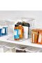 IDESIGN RPET CRISP DIVIDED BIN 8 X 12 X 8 CLEAR/MATTE WHITE - 7