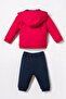 Baby Boy Embroidered Red Cardigan Set Usb3191-C-V2 - 4