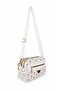 Women's Monogram Patterned Multi-Compartment Long Strap Cross Shoulder Bag - 3