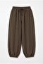 Plaid Shalwar Trousers 262275 - Brown - 5