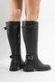 Vabenil Women's Genuine Leather Boots Black - 7