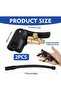 محول صمام إطارات السيارة، فوهة نفخ نحاسية 2 في 1 للسيارة، رأس مضخة بديل ملولب مزدوج - 2