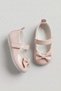 Baby Girl Bowknot Patent Leather Ballerina Shoes – Velcro First Step Shoes - 4