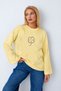 Clover Printed Long Sleeve Body Suitable for Hijab Wear
