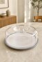 26 cm Ceramic Cake Pan with Lid, Pastry Presentation Plate - 2