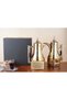 Stainless Steel Thermal Coffee Carafe Set, Double-Wall Vacuum Insulated Tea Pot with Ergonomic Handle, Secure Pouring Jug for Hot & Cold Beverages, Gold Finish, Pack of 2 - 2