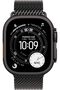 حزام ساعة أبل - ميلانيز لووب - 49 ملم - أسود - متوسط الحجم - 3