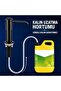 Black Built-In Liquid Soap Dispenser Dishwashing Detergent Pump 304 Stainless Steel with 1 Meter Hose - 4
