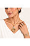 Women’s Gold-Tone Crystal Heart Jewelry Set with Necklace, Earrings, Ring and Bracelets - 2
