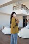 Velvet Collar Mustard Jacket - 3