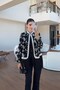 Embroidered Tasseled Black Jacket - 2