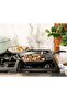 Lodge Pre-Seasoned Cast Iron Grill Pan With Assist Handle, 10.5 Inch, Black - 2