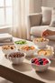 6-Piece Porcelain Bowl Snack Bowl Sauce Bowl Flora 11*5cm