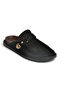 Z250525202 Black Suede Closed-Front Women's Slippers - 6