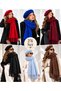 Women's 2-Piece Set Gray Scarf and Painter's Beret Set, Winter Gift, Valentine's Day Gift - 6
