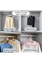 Hanger Hooks Extender, Space Saving Clothes Connector Triangles, Maximizes Closet Space, Stacking Ga - 6