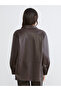 I Women's Leather Look Shirt Jacket from Freezen Store - 5
