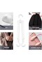 Space Saving Hangers, White Foldable Closet Organizers with 16 Hooks, Portable Clothing Sto - 4