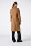 Double-Breasted Collar Long Coat Mocha 13570 - 6