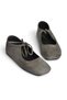 Z250010502 Gray Suede Daily Women's Shoes with Lacing Detail - 5