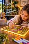 Led Lighted Erasable Writing and Drawing Board 30X20 cm with Highlighter Pen and USB Foldable Stand - 3