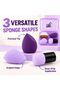 Beauty Blender Box Makeup Sponge and Brush Set Includes Storage Box, 4-Piece Set - 4