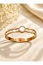 Anti-Tarnish Golden Charm Bangle for Women - 3