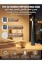 مصباح طاولة LED محمول، مصباح طاولة LED من Xkimos بتحكم باللمس، 3 درجات حرارة لونية قابلة للتعتيم بدون خطوات باللمس - 5