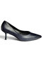 Z676070009 Navy Blue Thin Heeled Women's Stiletto Shoes - 2