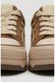 26K366 Genuine Leather Suede Lace-Up Sneaker Sports Shoes for Women - 5