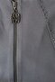 Women's Anthracite Seasonal Front Zipper Hooded Sweatshirt Set with Stone Detail and Accessories - 5