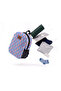 Striped Daisy Patterned Medium Size Nursery Bag - 4