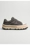 26K366 Genuine Leather Suede Lace-Up Sneaker Sports Shoes for Women