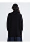 Create your style with uzg store: black mock neck women's knit sweater - 4